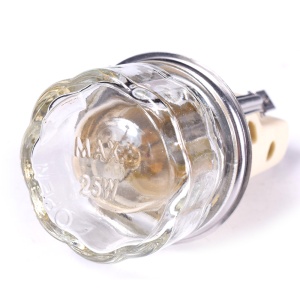 картинка Лампа в сборе с плафоном и цоколем 25W духовки в Сервисном центре «Близнецов»