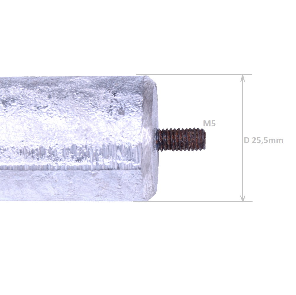 картинка Анод магниевый D:25,5 L:230 M5 водонагревателя в Сервисном центре «Близнецов»